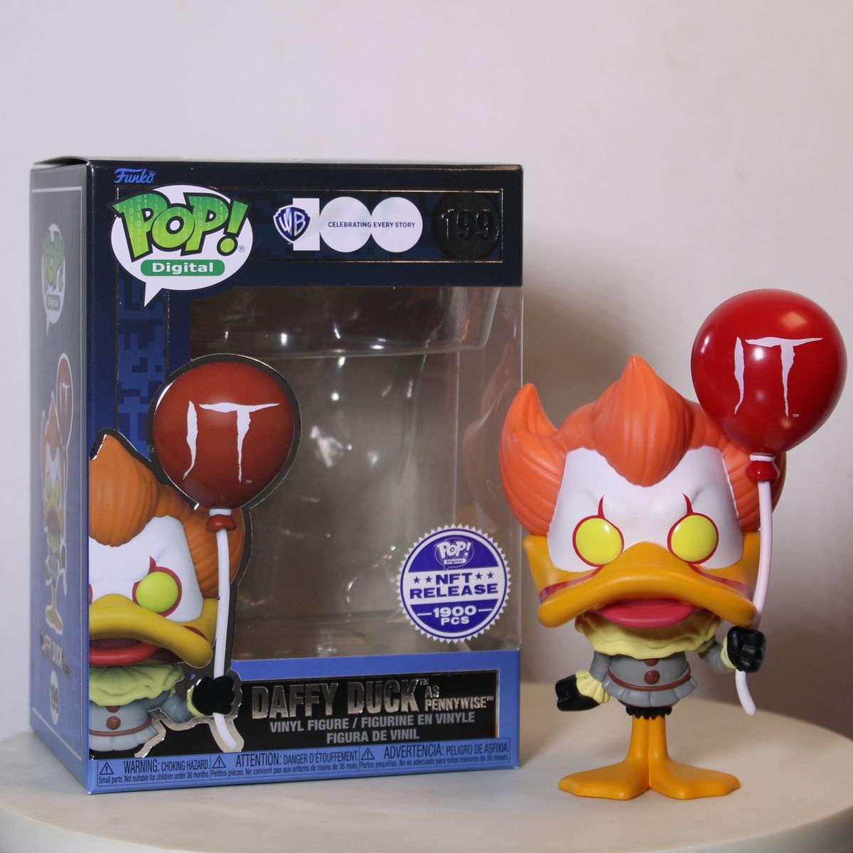 FUNKO - PATO LUCAS DAFFY PENNYWISE WB IT LOONEY TUNES #199 1900 PZAS