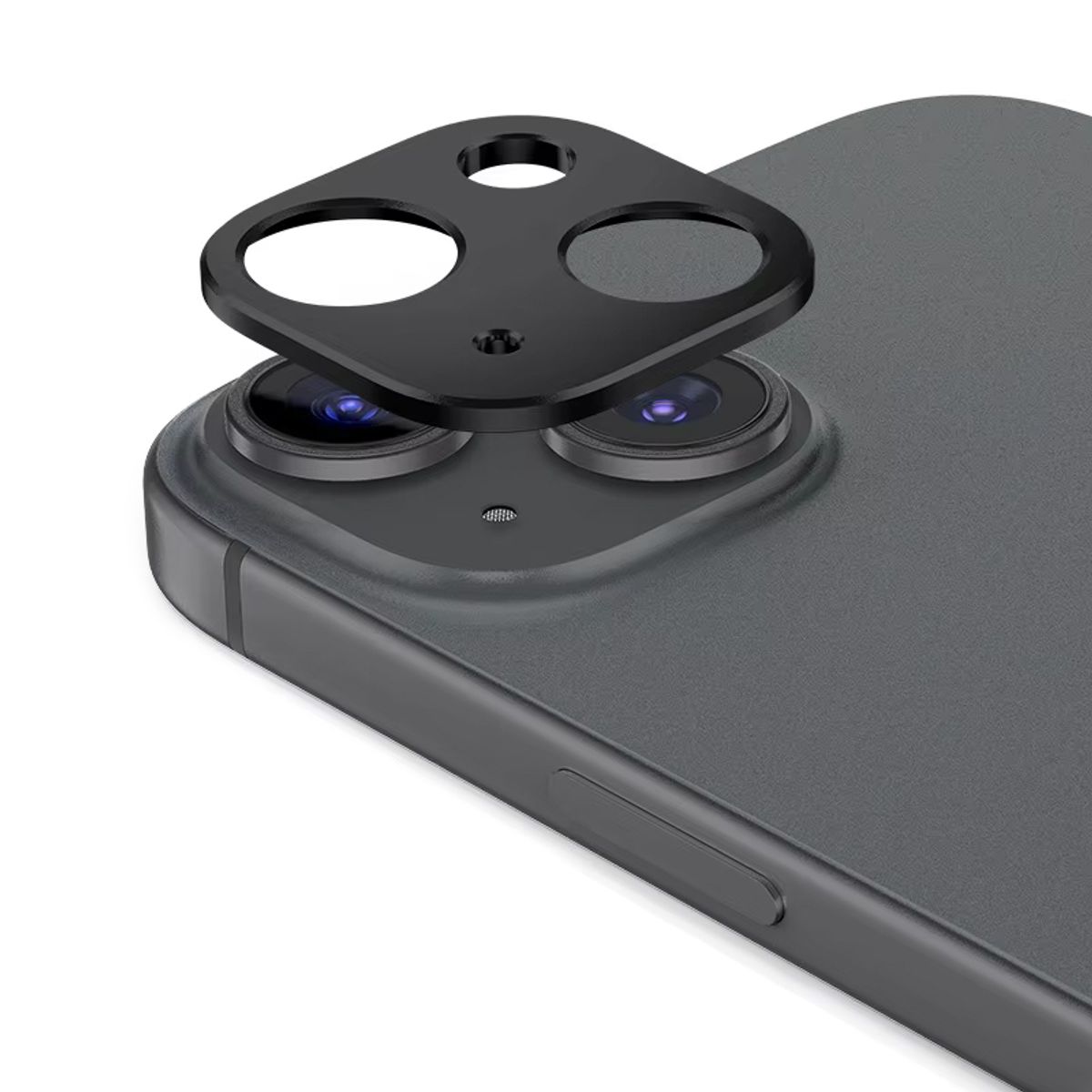 GENERICO - Protector De Camara Para Iphone 13 Y 13 Mini Negro