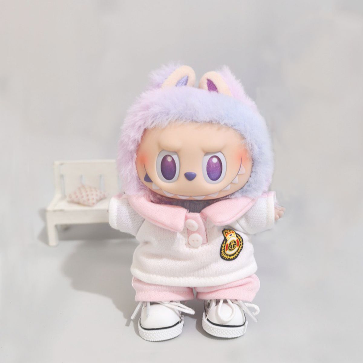 POP MART - Conjunto Labubu Camiseta Rosa Real Madrid CF