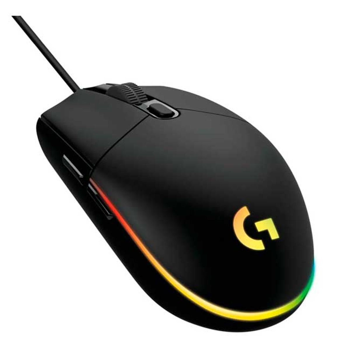 LOGITECH - Mouse Gaming Logitech G203 Lightsync RGB 8 000 DPI 6 Botones USB Negro
