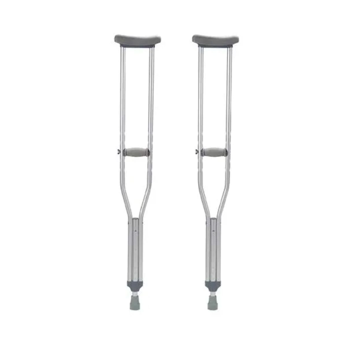 GENERICO - Muletas Aluminio Care 1 Par Plomo