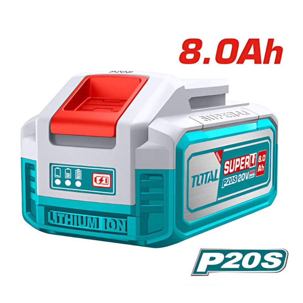 TOTAL TOOLS - Bateria LI-ION 20v 40AH con Indicador LED industrial - TFBLI20021