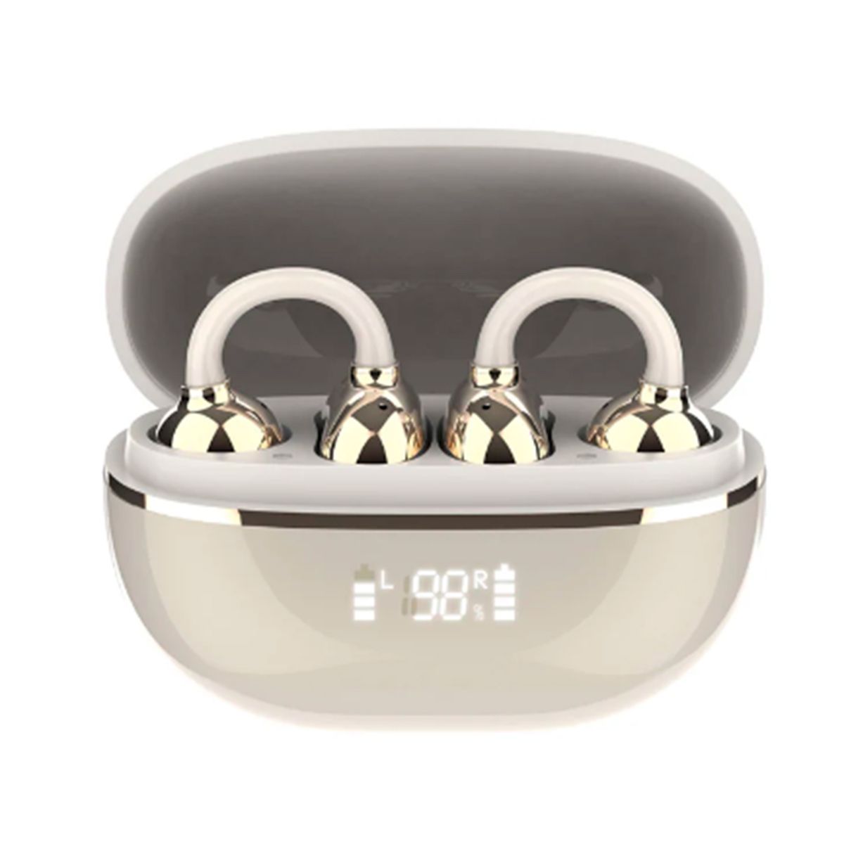 GENERICO - Audífonos Bluetooth NE-7S Beige