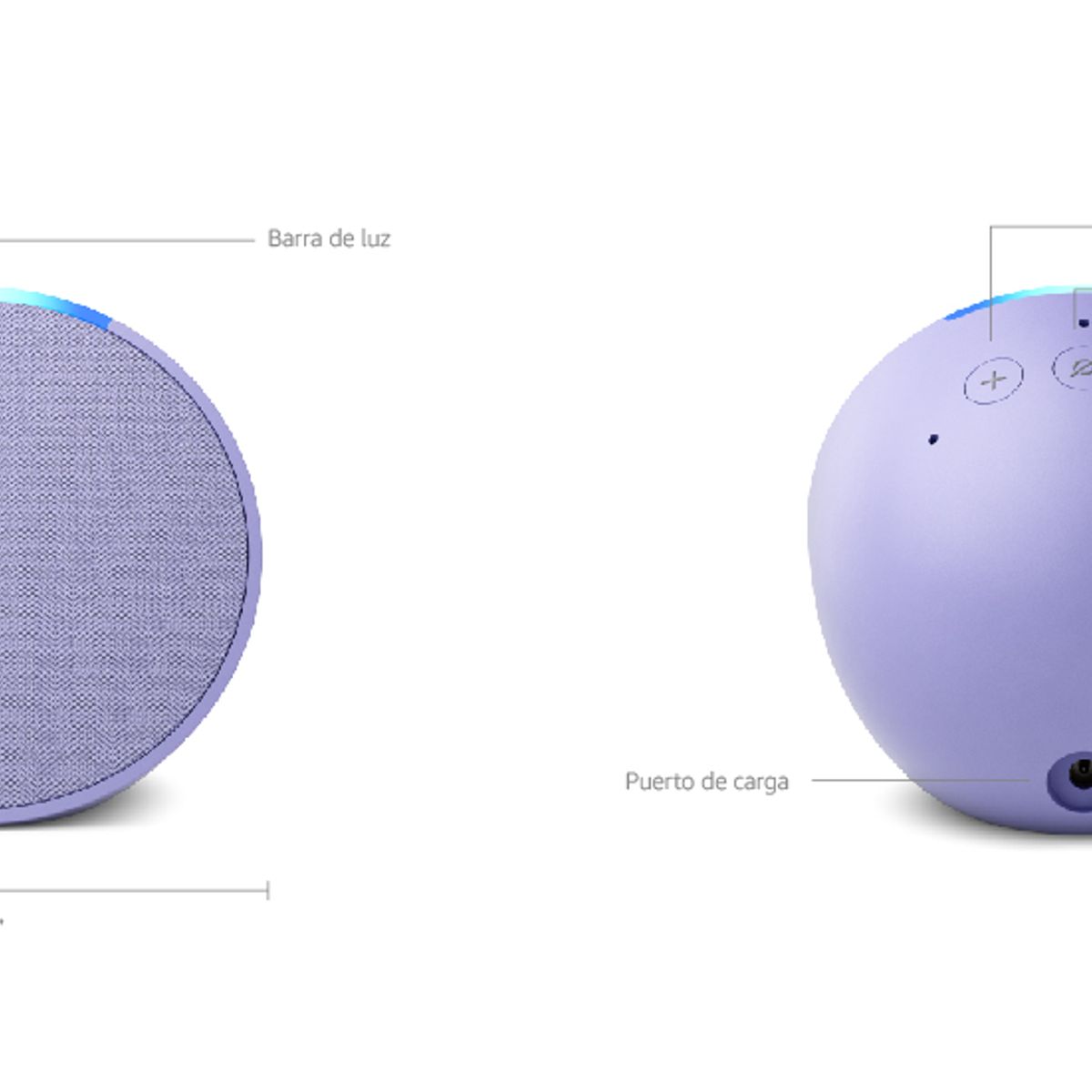 AMAZON - Parlante inteligente Echo Pop con Alexa - Lila