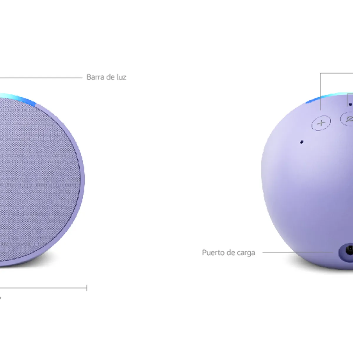 AMAZON - Parlante inteligente Echo Pop con Alexa - Negro