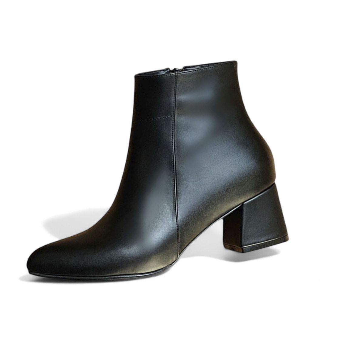 GENERICO - Botin Mujer Clasica Taco 5 2086-60 Color Negro