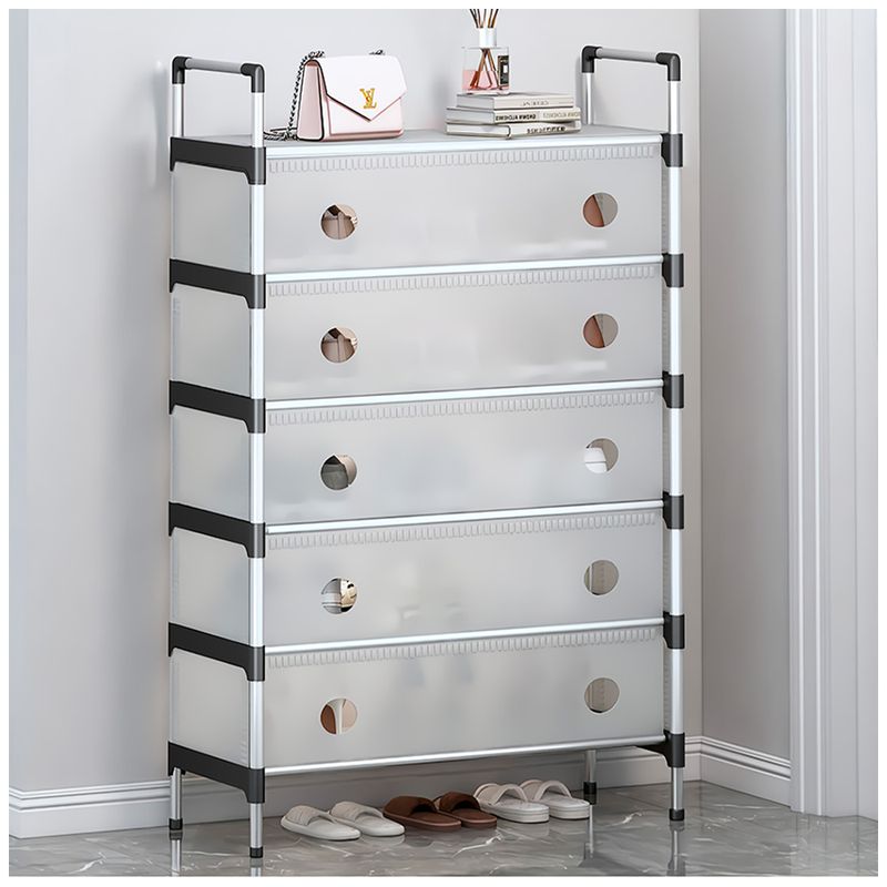 KELLER - Zapatero de 5 Niveles Elegante Desmontable BL XJ6