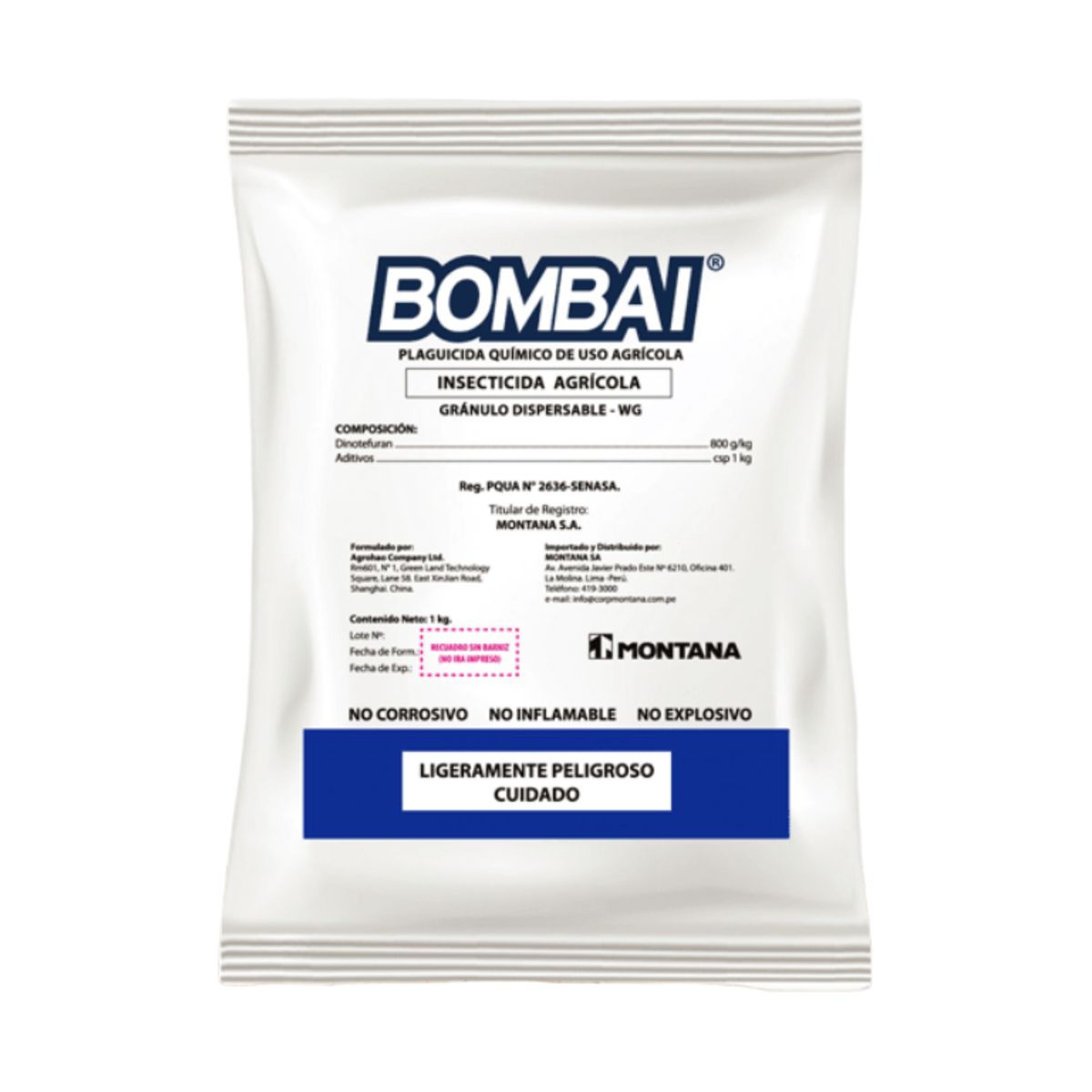 GENERICO - BOMBAI 125gr  INSECTICIDA  AGRÍCOLA