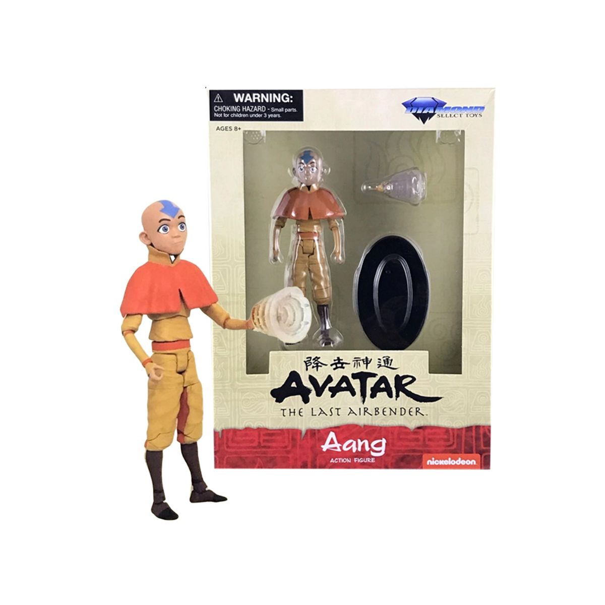 DIAMOND SELECT TOYS - Avatar Diamond Select Toys Aang  Articulable