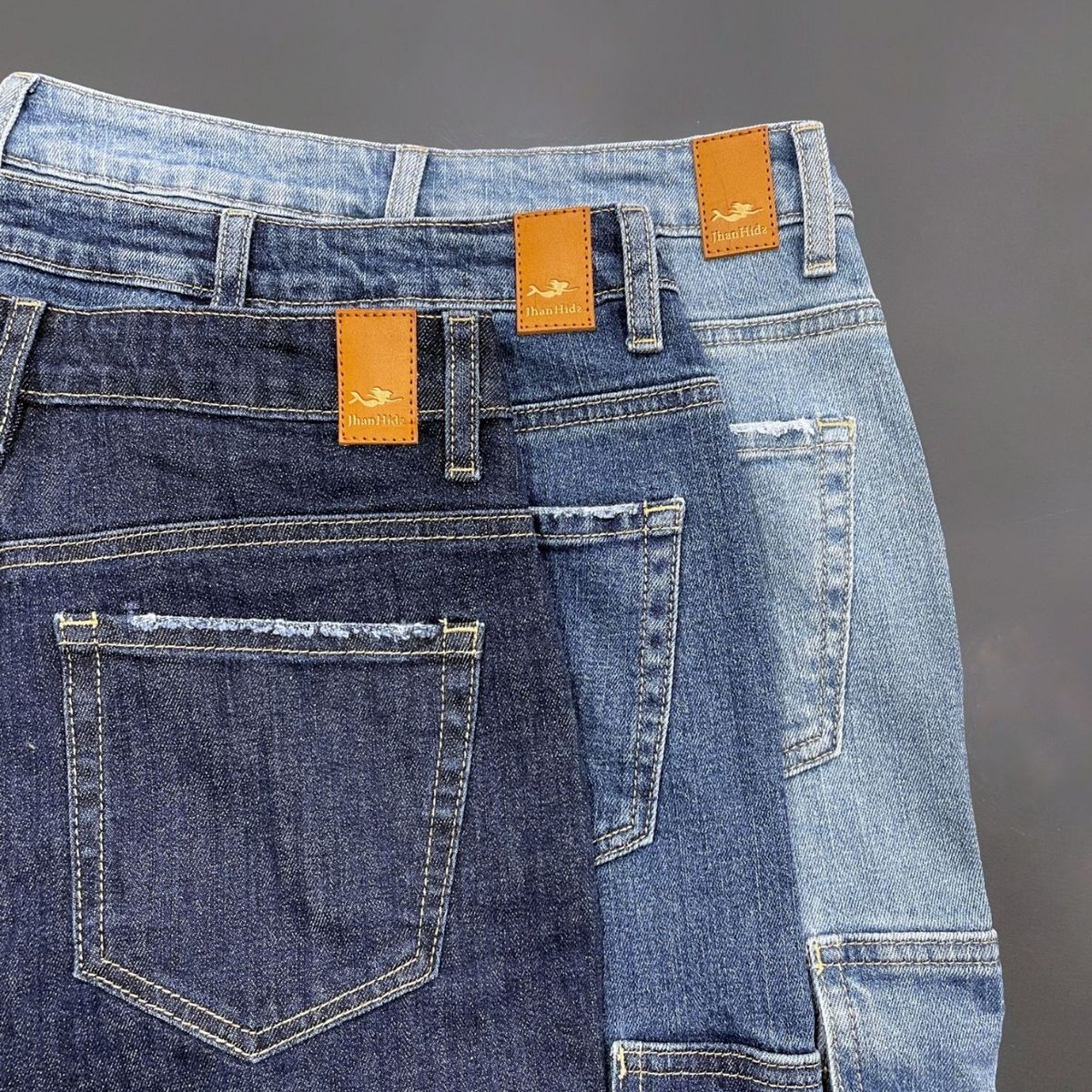 JHAN HIDS - Pantalón Cargo Denim Shana