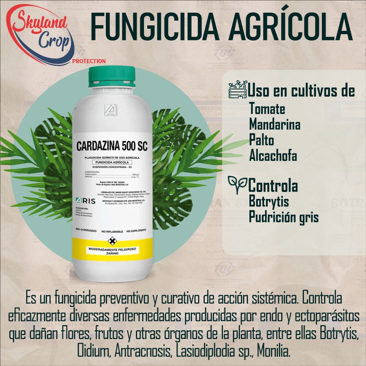 GENERICO - CARDAZINA 500 SC 1L FUNGICIDA AGRÍCOLA
