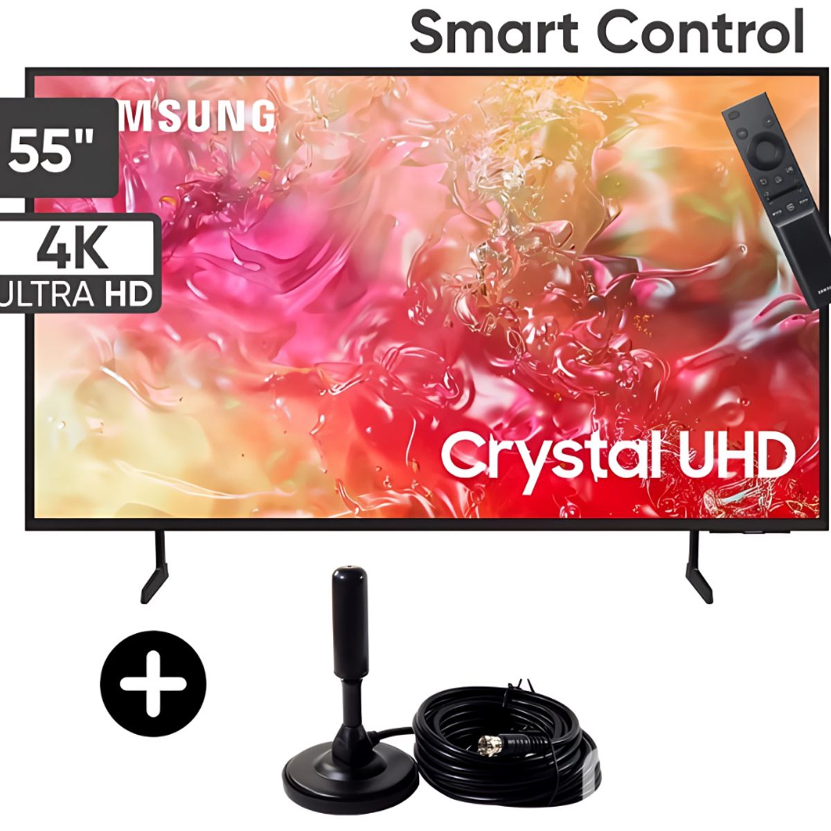 SAMSUNG - Televisor Samsung LED Crystal 55 DU7000 UHD 4K TIZEN + Antena