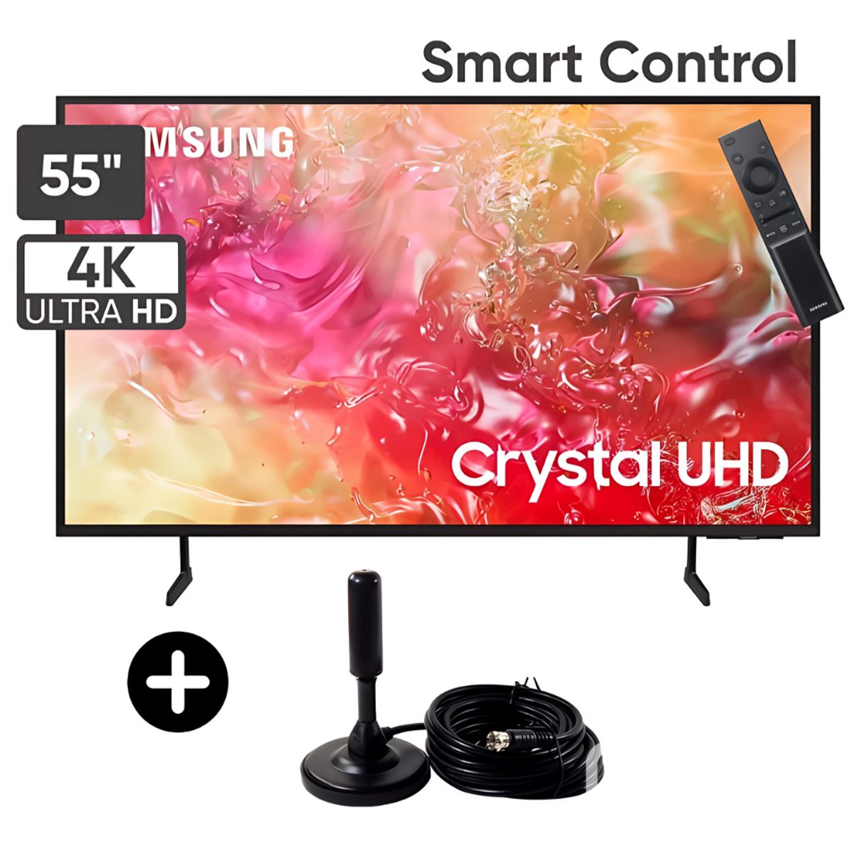 SAMSUNG - Televisor Samsung LED Crystal 55 DU7000 UHD 4K TIZEN + Antena