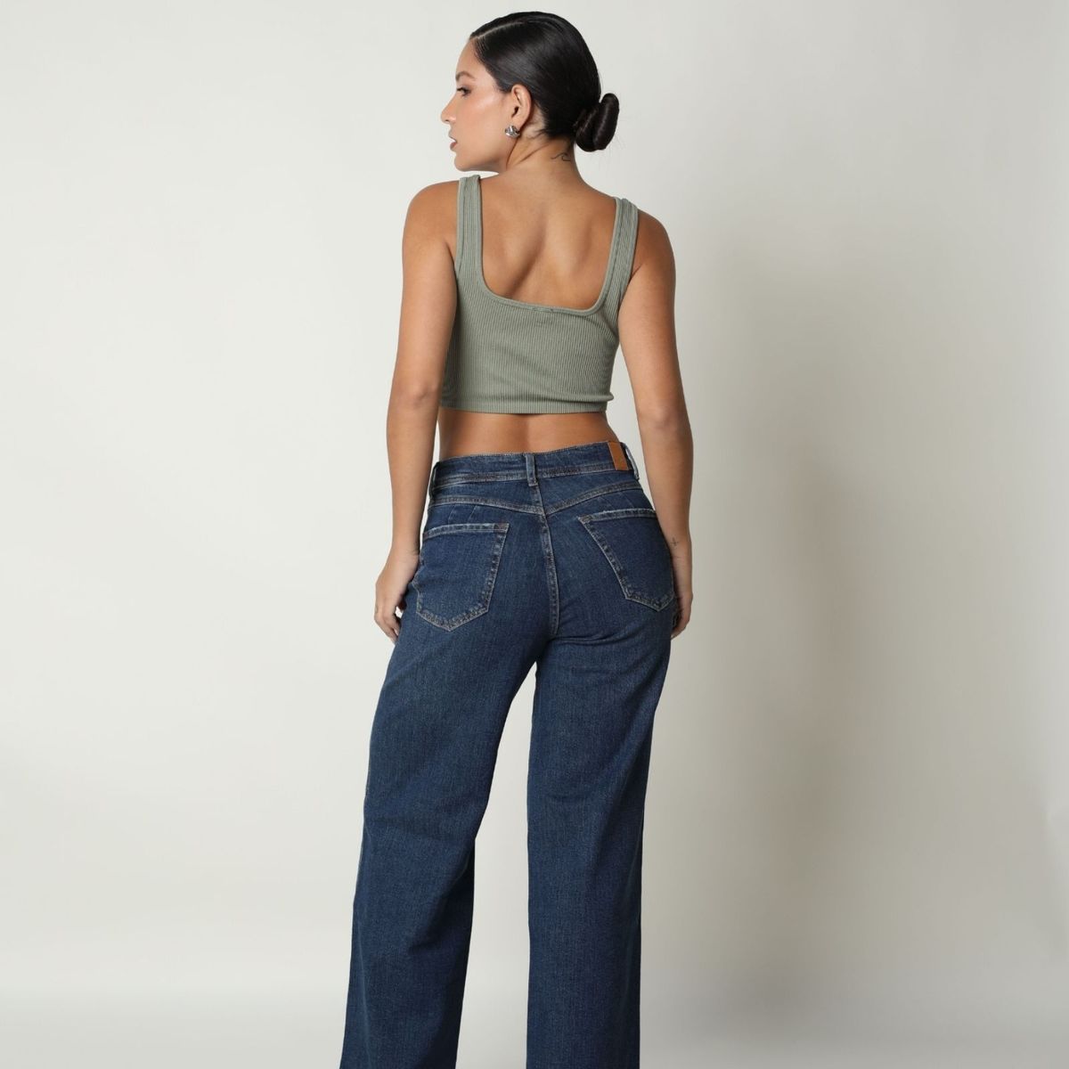 JHAN HIDS - Pantalon Palazo Denim Zhamara 5 botones