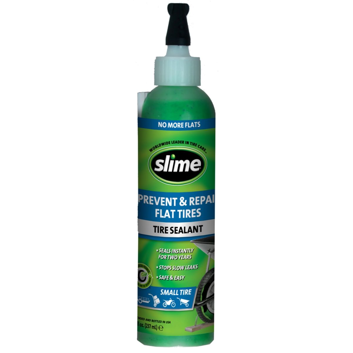 SLIME - Sellador Slime para llantas sin cámara liquido 6 mm 8 Oz.