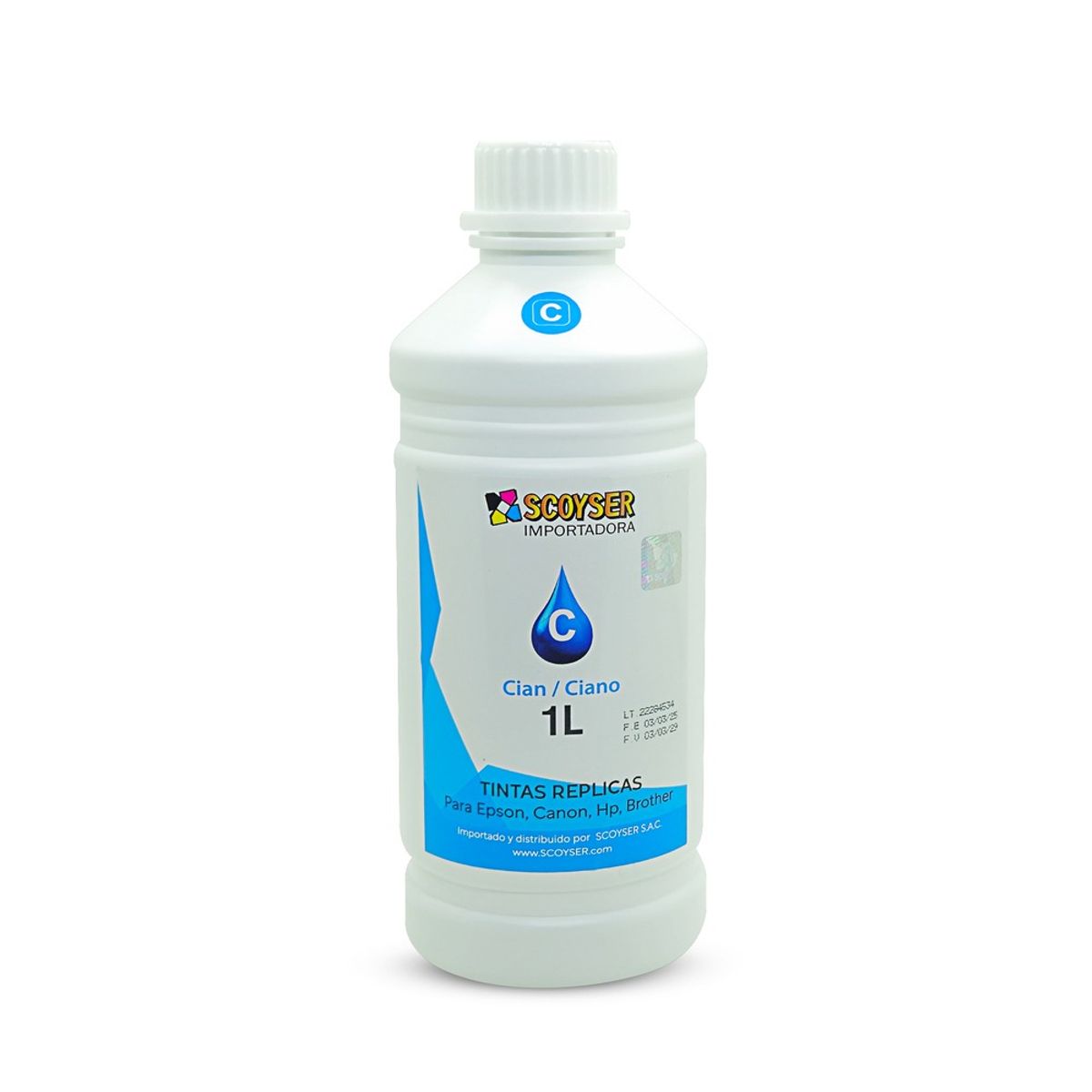 SCOYSER - TINTA UNIVERSAL DE 1 LITRO SCOYSER CYAN