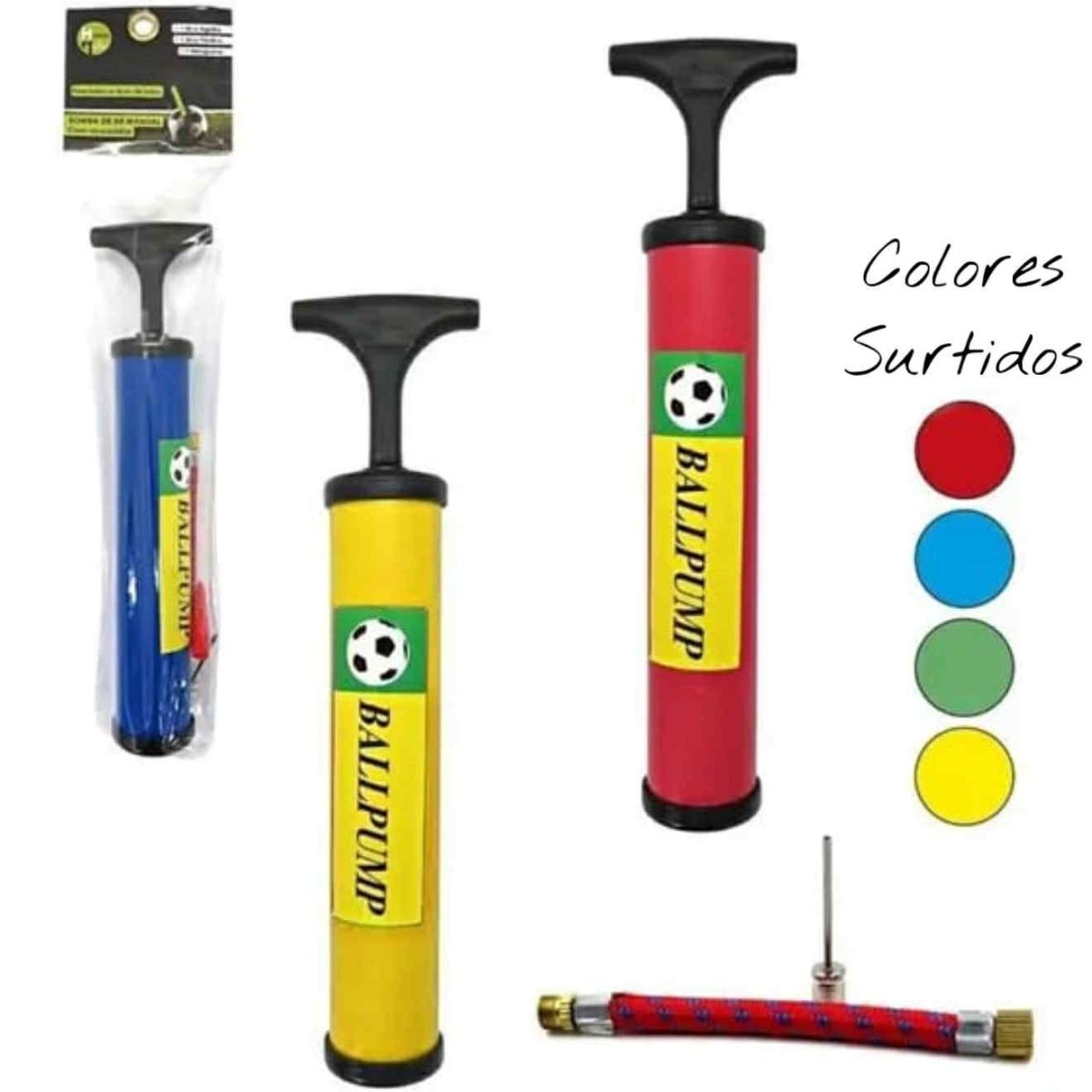 GENERICO - Inflador De Mano Para Pelotas