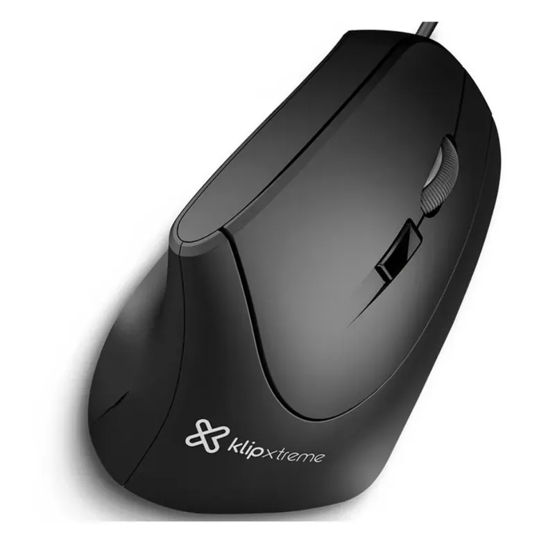 KLIP XTREME - Klip Xtreme Krest Mouse Ergonómico Vertical 6 botones 1600dpi KMO-505