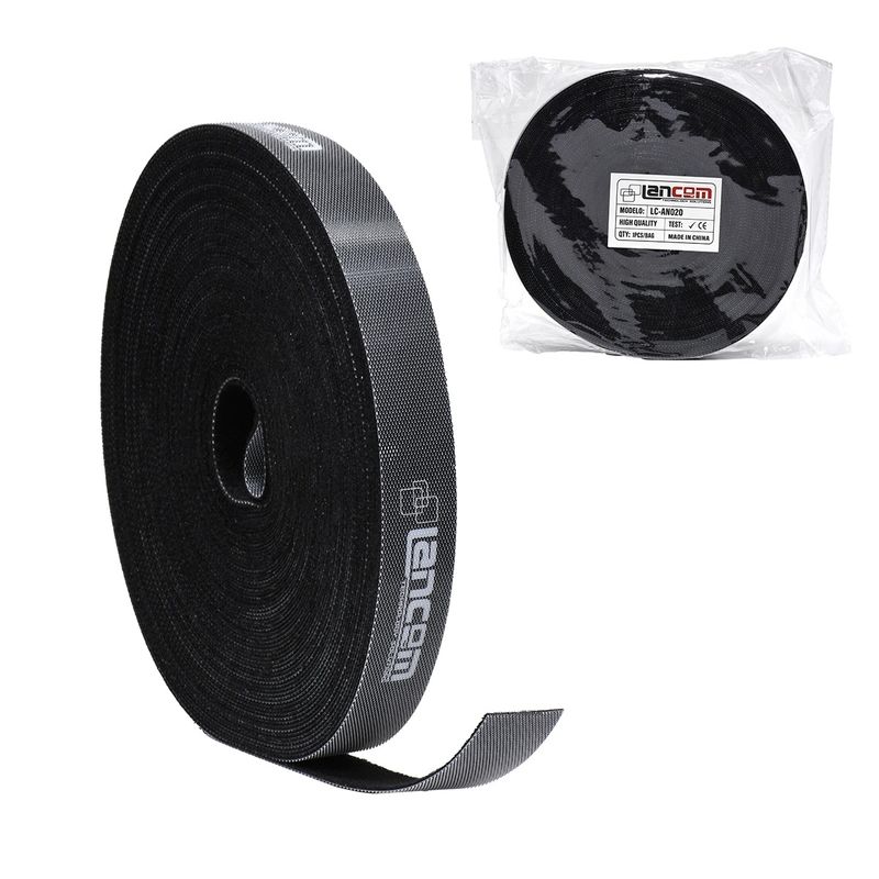 LANCOM - LANCOM CINTA VELCRO DE AJUSTE 14MM 20MTS PARA AMARRE GRIS