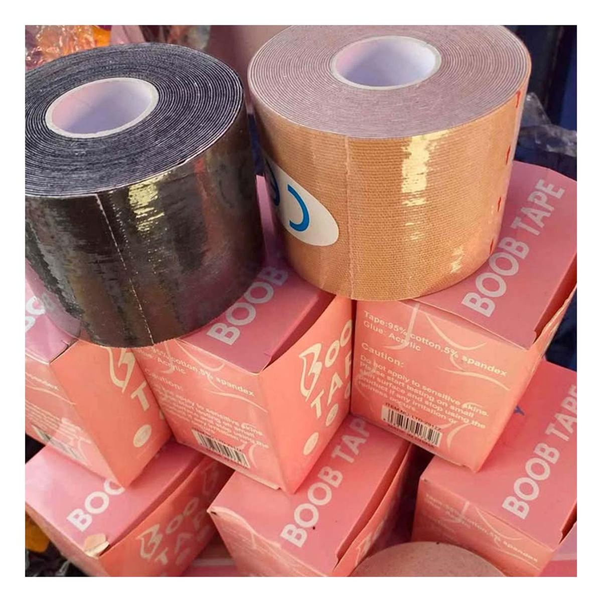 RYBIU IMPORT - Pack4 Bandas con Efecto Realzador Negro Y+Papel de Regalo