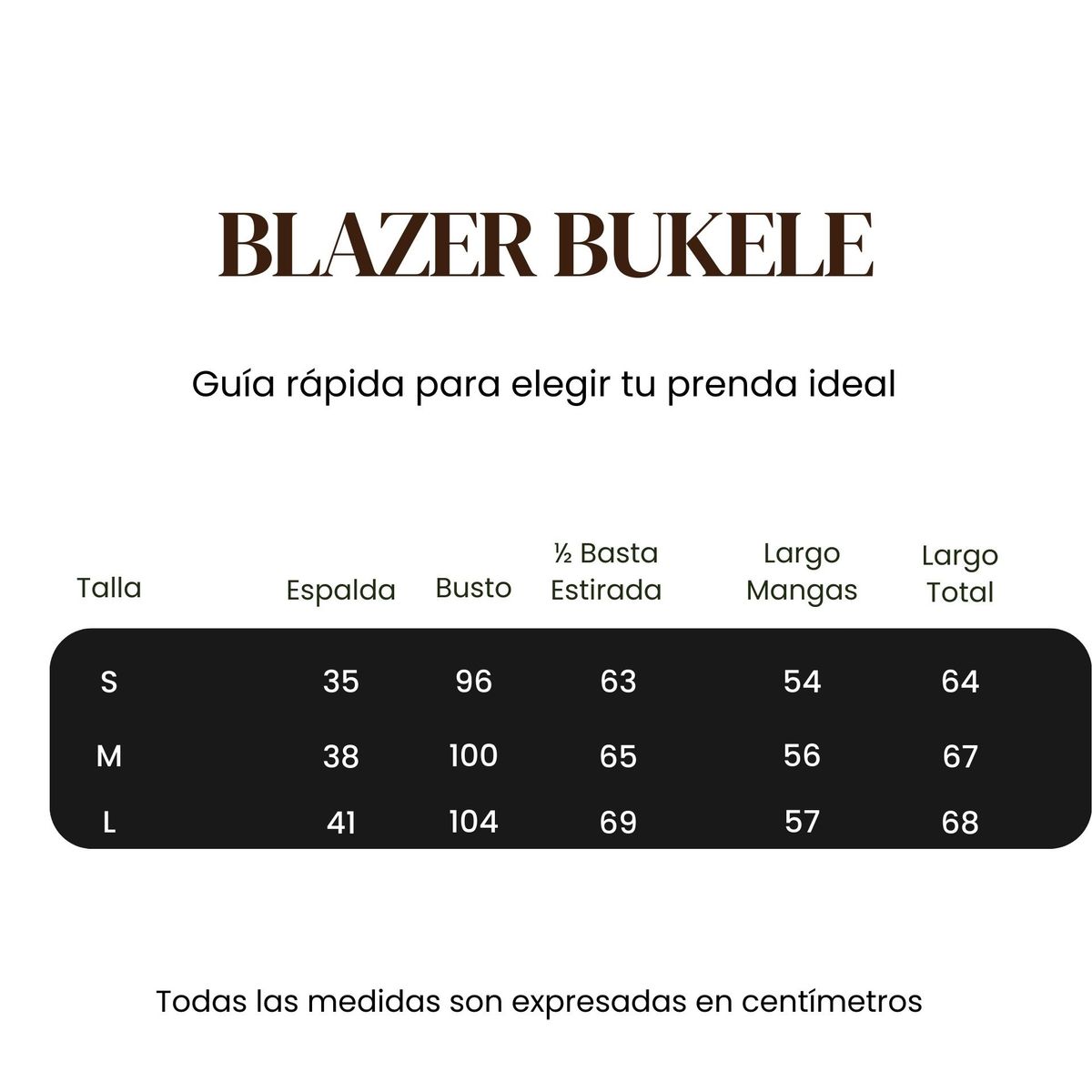 AMARELLY - BLAZER PARA MUJER BUKELE