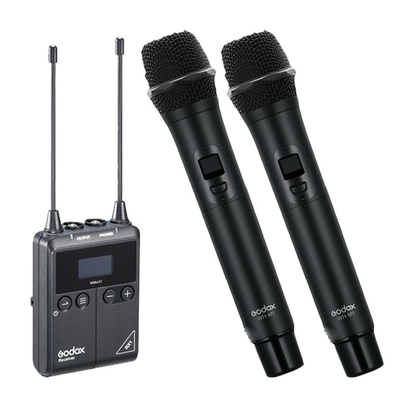 GODOX - Kit Microfono Inalambrico Godox RX1  2WH-M1