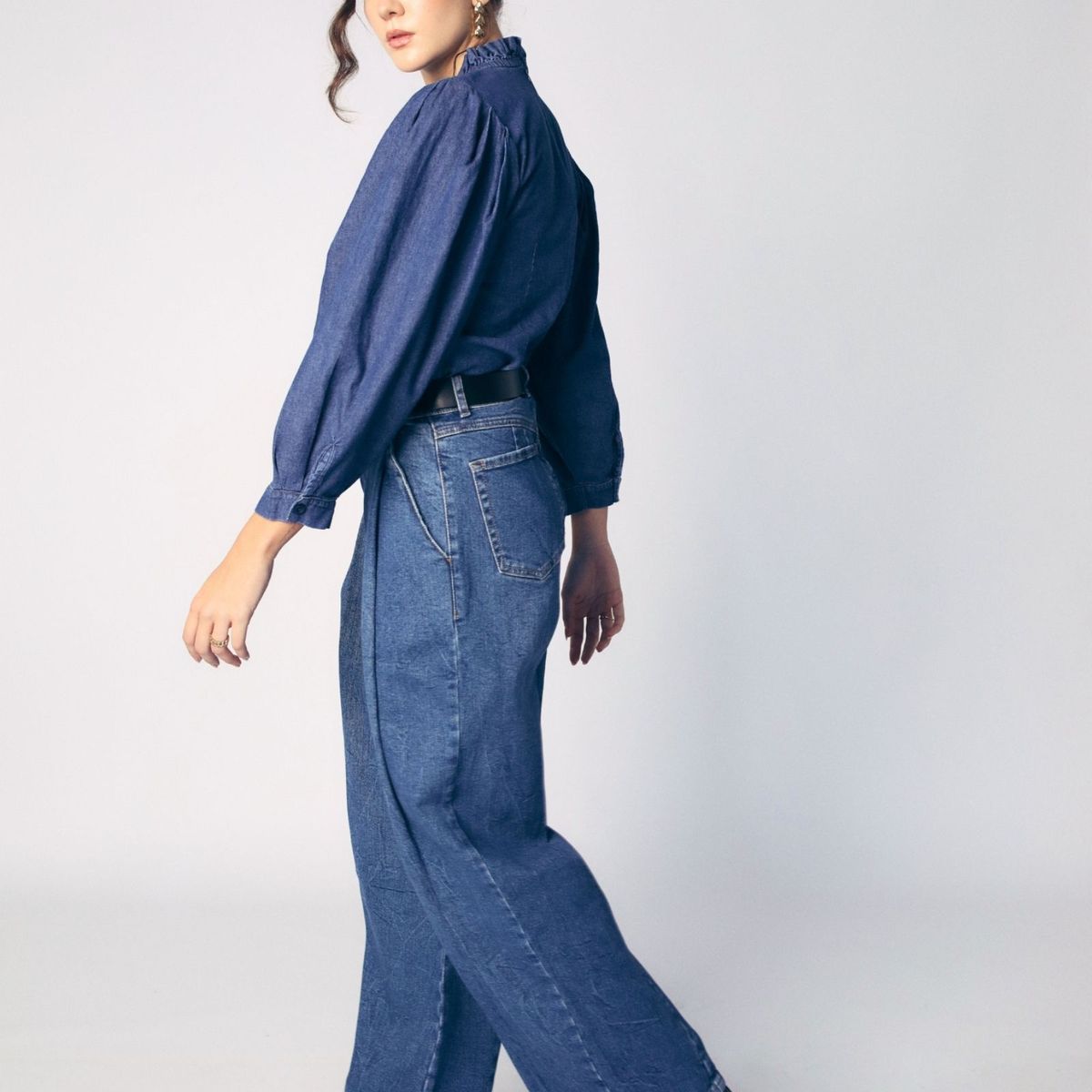 JHAN HIDS - Pantalón Ballon Denim Marella