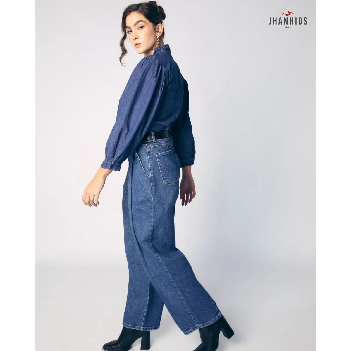 JHAN HIDS - Pantalón Ballon Denim Marella