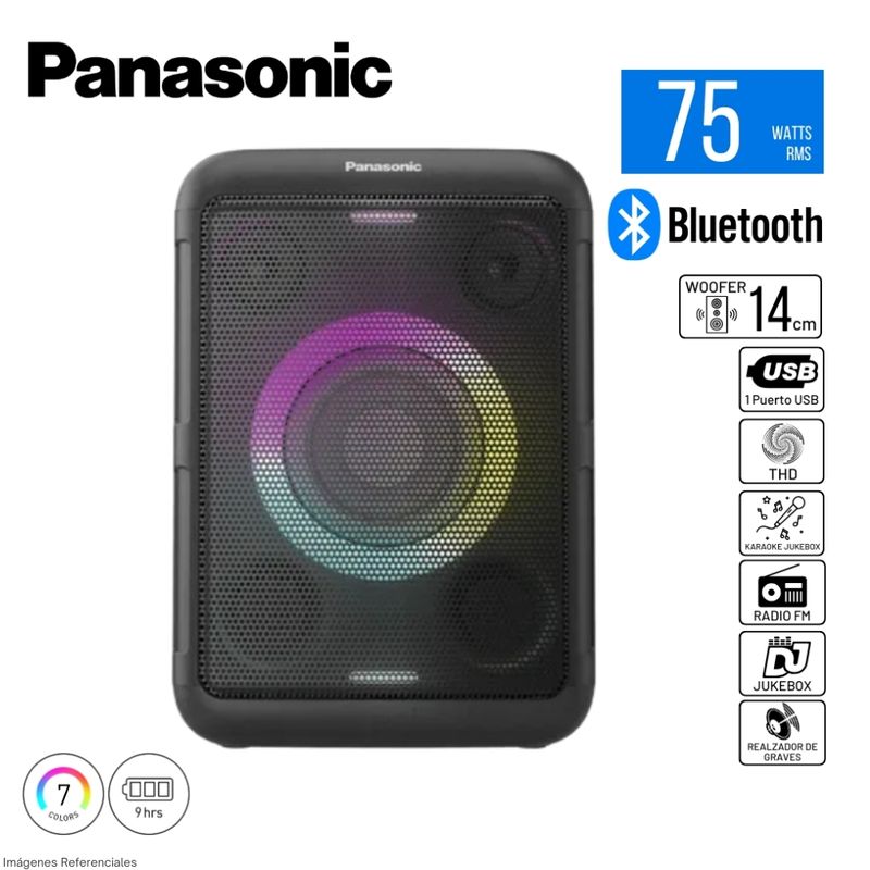 SONY - Parlante Bluetooth Inalámbrico Panasonic 75w Negro - SC-BMAX5E-K