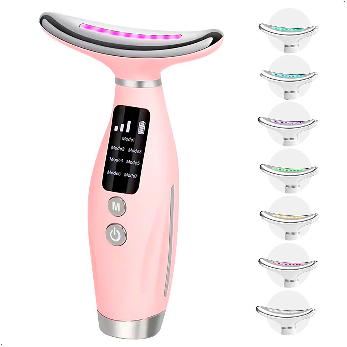 GENERICO - Dispositivo Estiramiento Facial Antiarrugas 7 Modos en 1