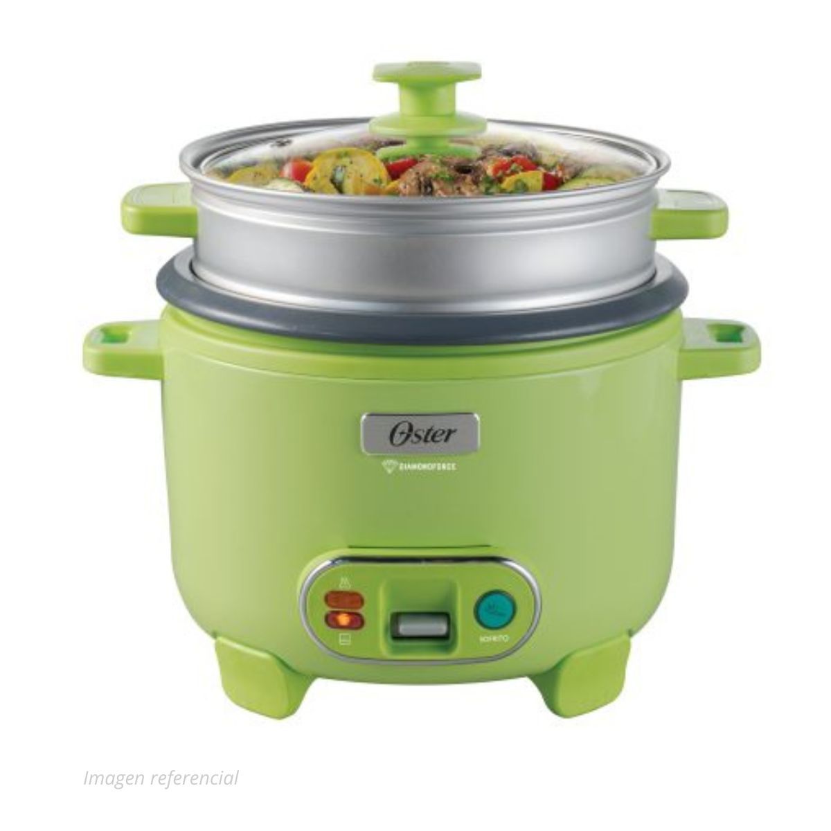 OSTER - Arrocera Oster 3 en 1 de 1.8 Litros con Función Sofrito y Vaporera