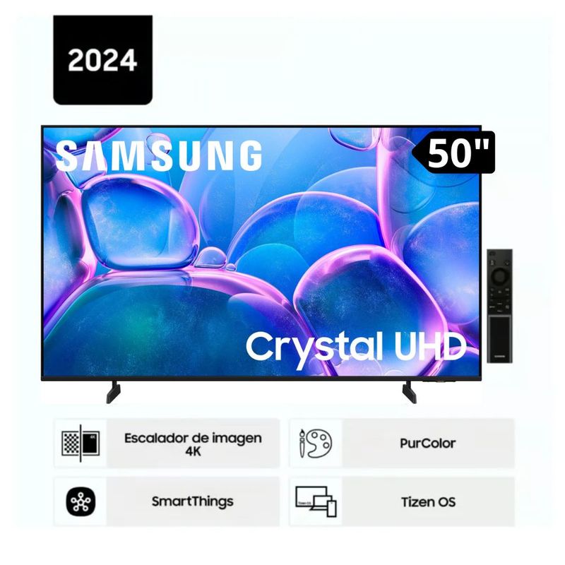 SAMSUNG - Televisor Samsung UN50DU7000GXPE de 50 Smart Tv 4K UHD
