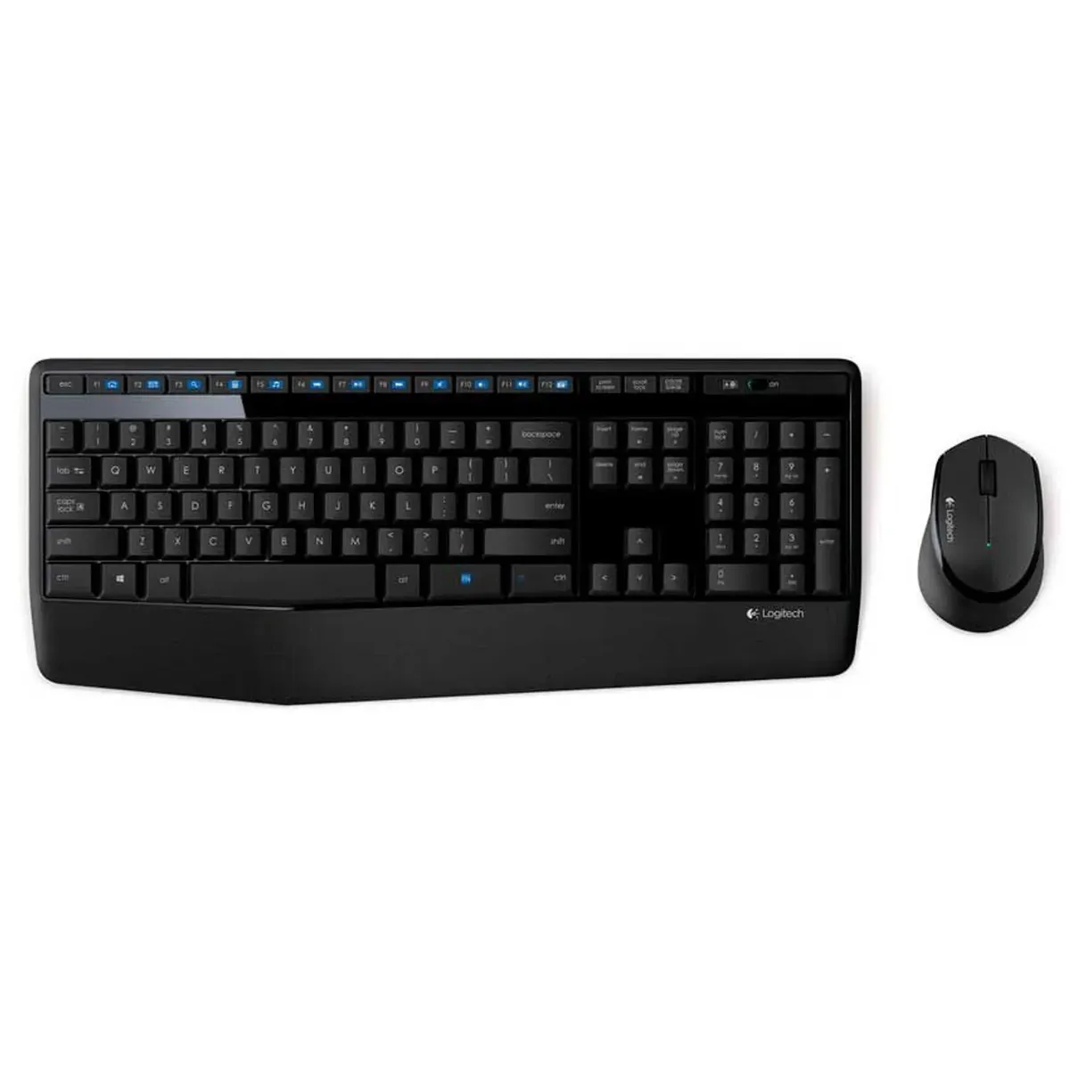 LOGITECH - KIT TECLADO Y MOUSE Logitech MK345 Inalámbrico Español Negro