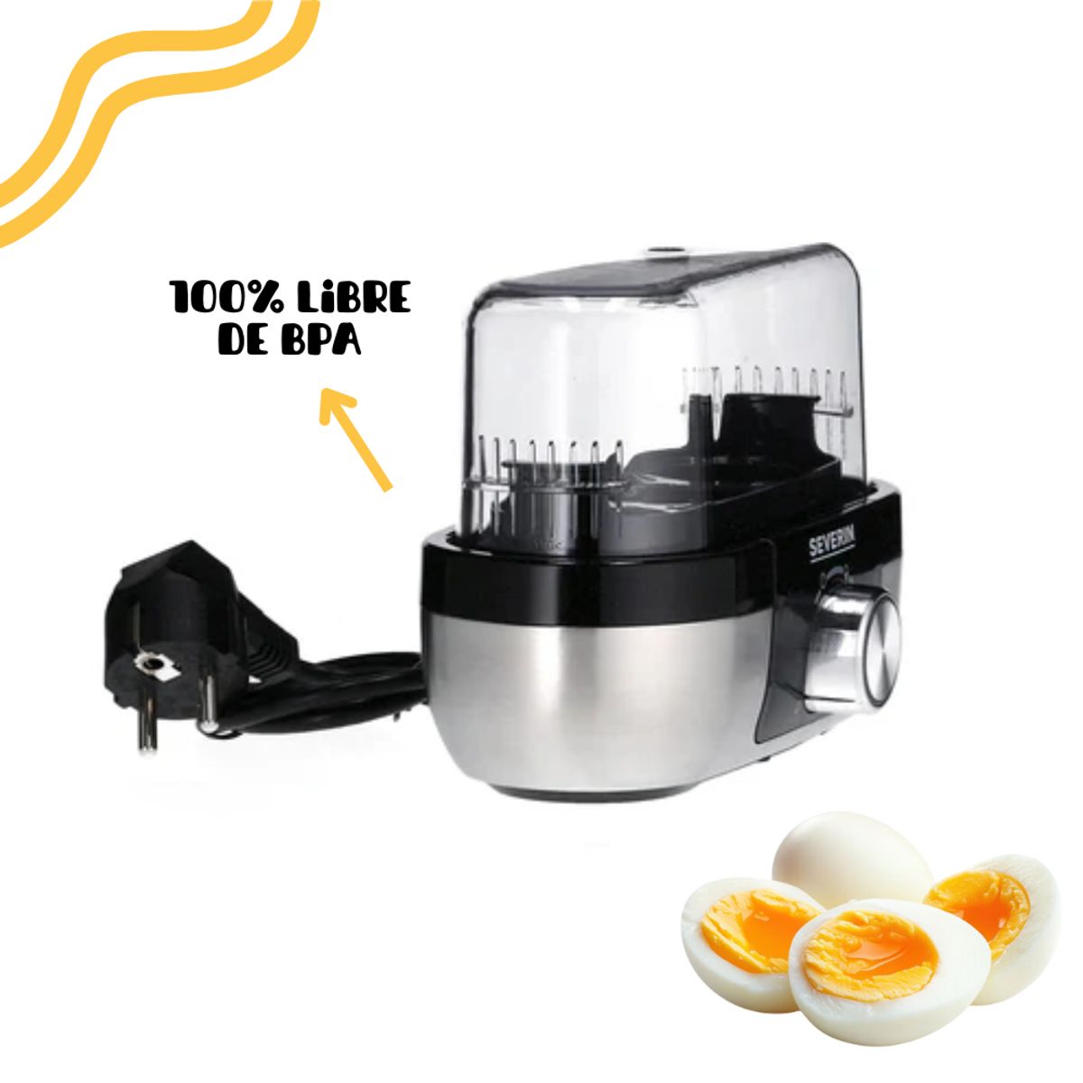 SEVERIN - Hervidor de huevos Severin EK 3163
