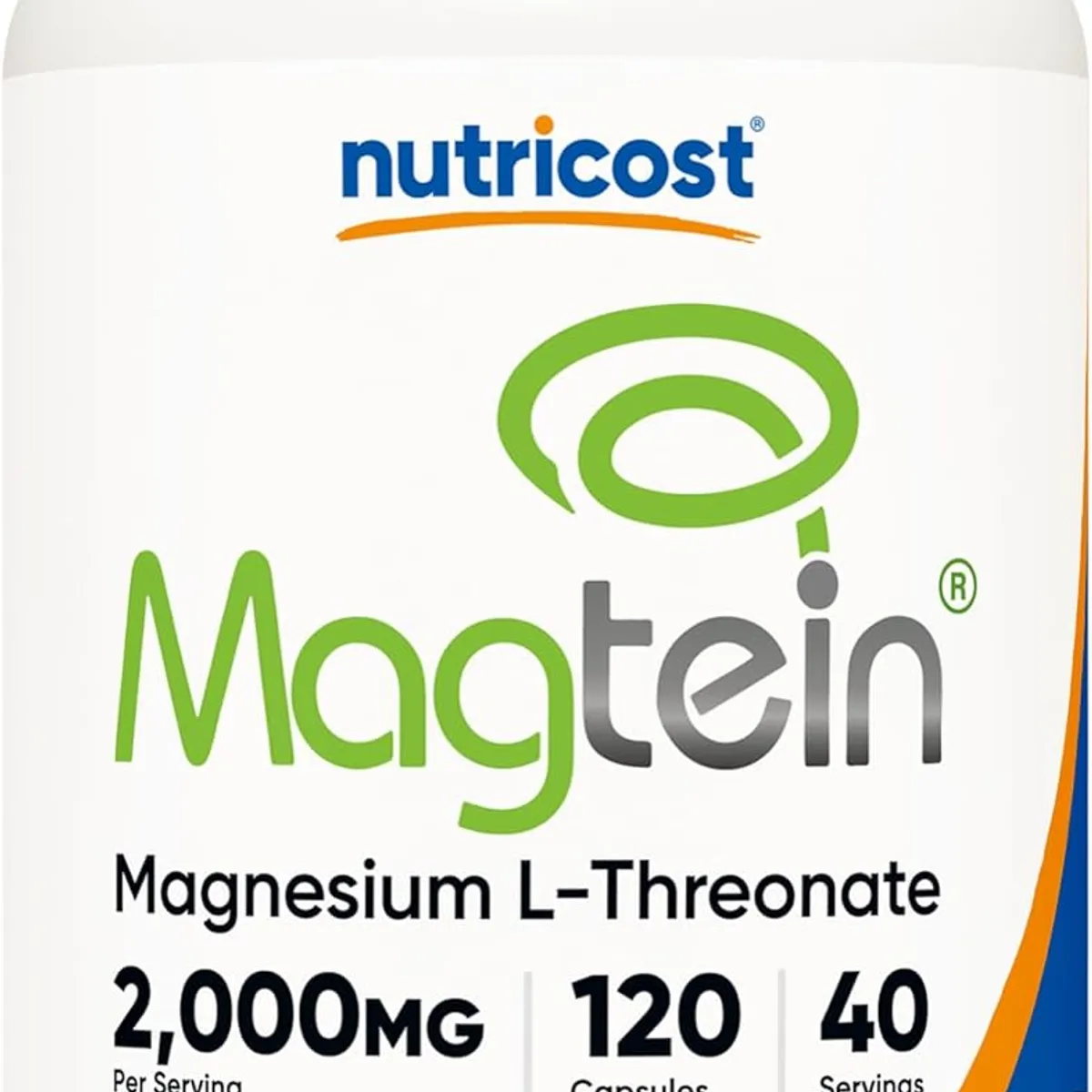 NUTRICOST - Treonato de magnesio magtein 120 capsulas