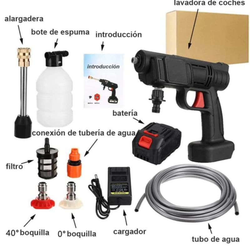 OEM - Pistola Hidro lavadora 160V Bateria Grande - Inalámbrico Alta Presión