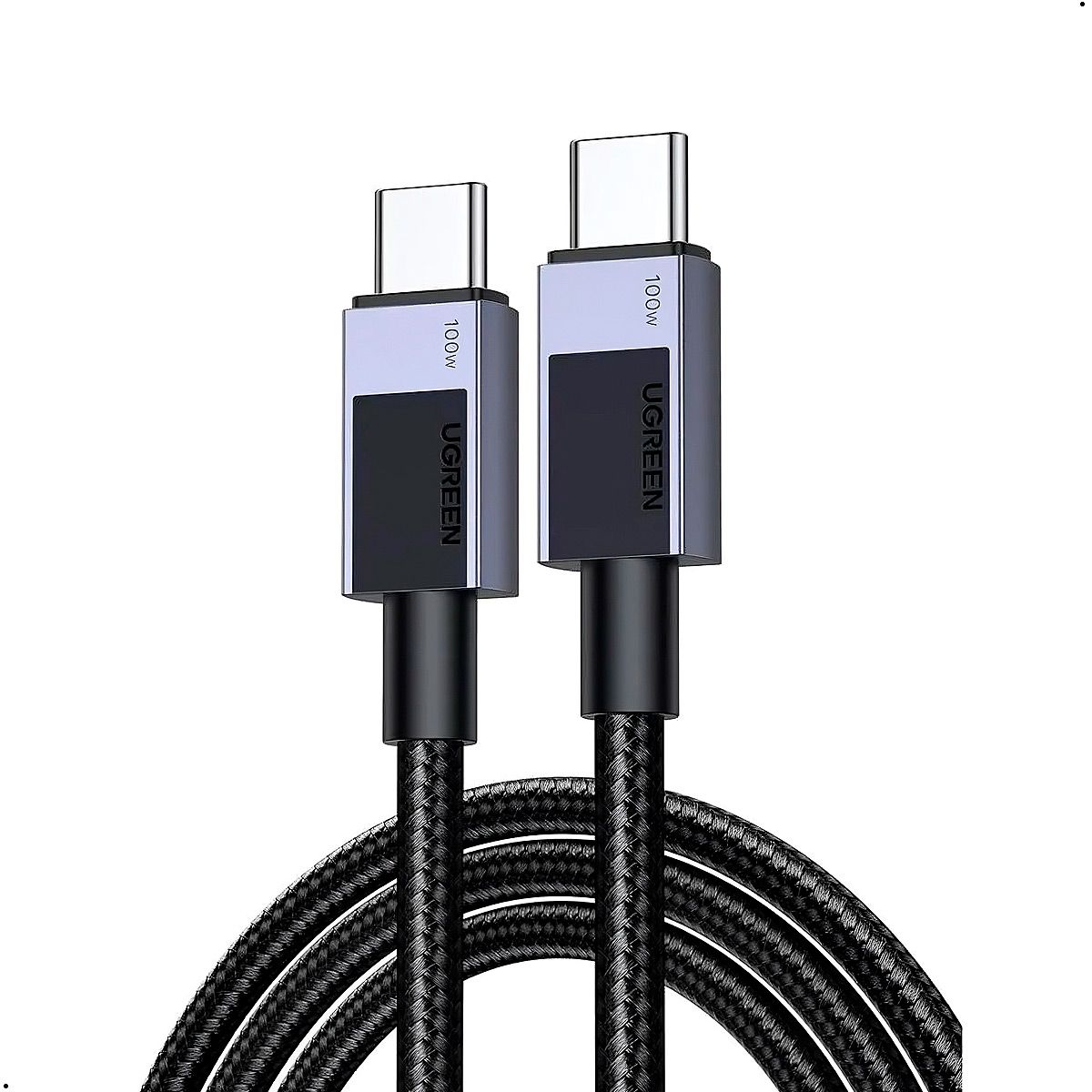 UGREEN - Cable Ugreen Usb-c 3 Metros Carga Rapida 100w Nylon Trenzado