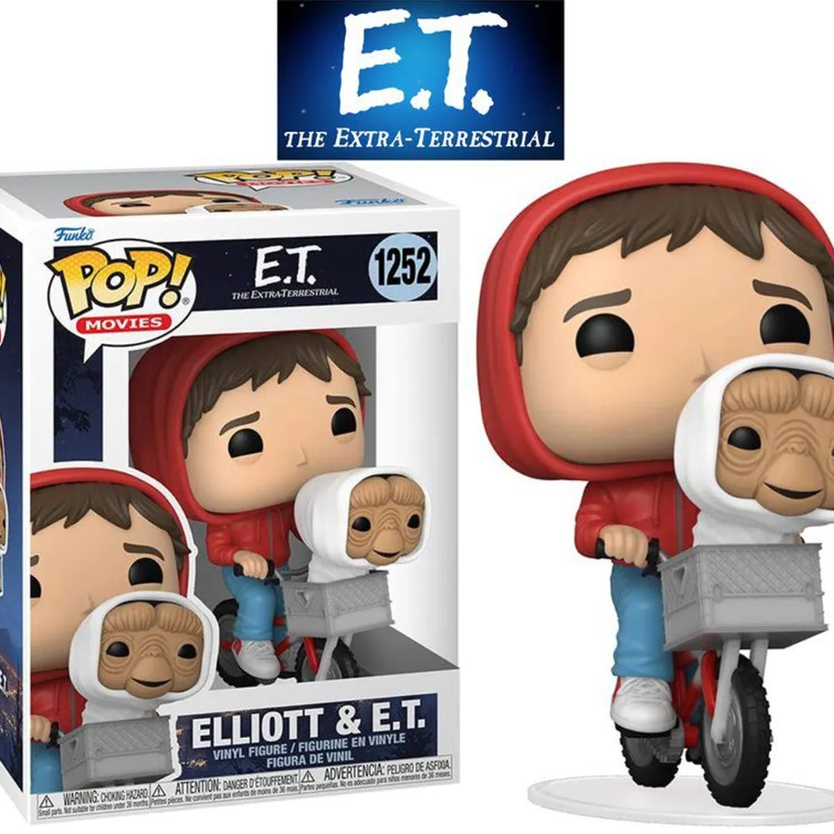 GENERICO - FUNKO POP ET EL EXTRATERRESTRE - ELLIOT Y E.T. 1252
