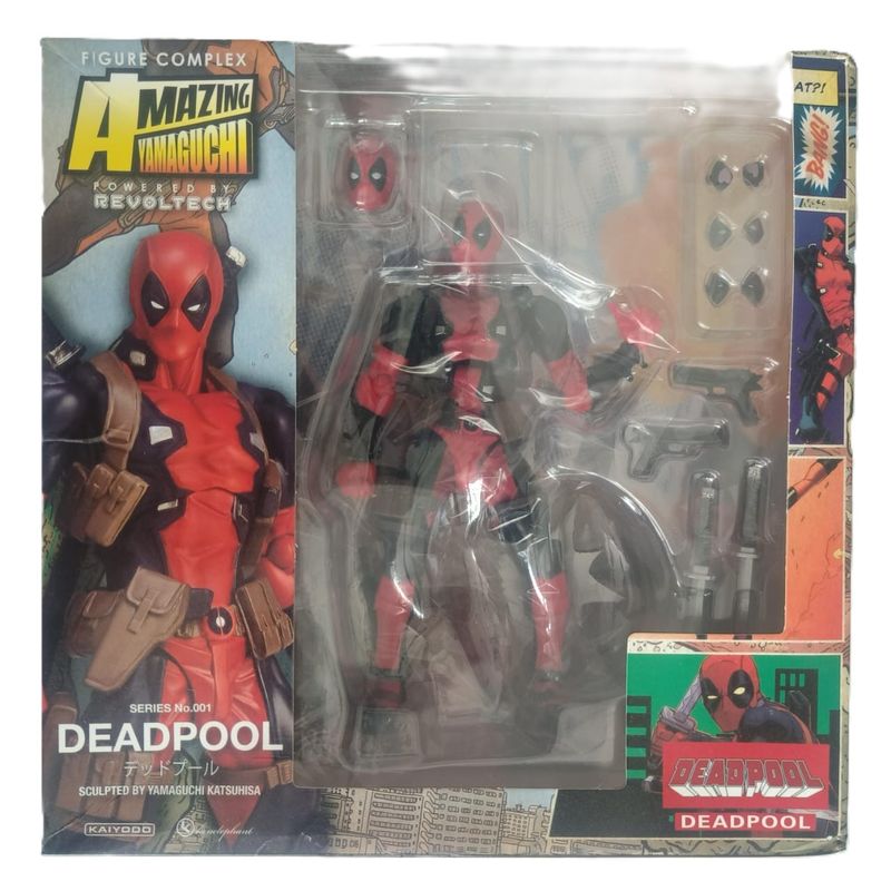 GENERICO - DEADPOOL FIGURA ARTICULADA CON ACCESORIOS