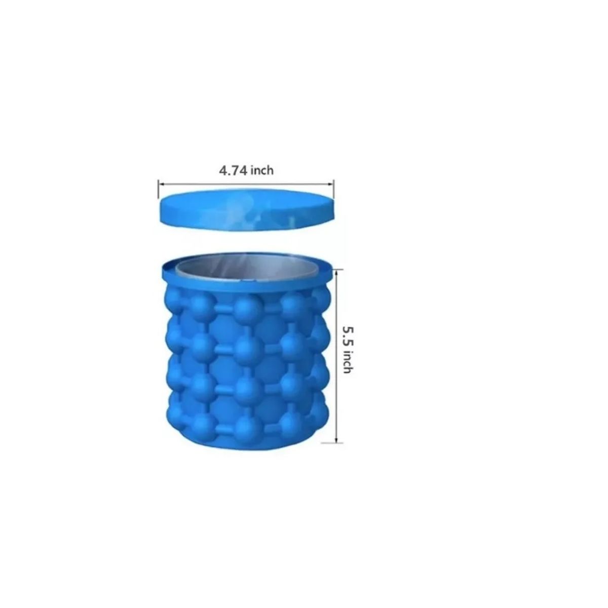 GENERICO - Hielera de silicona Portátil Cubo ICE Maker