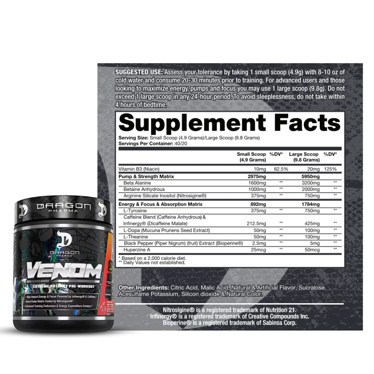 DRAG PHARMA - Venom Dragon Pharma 40 servicios - Fruit Punch