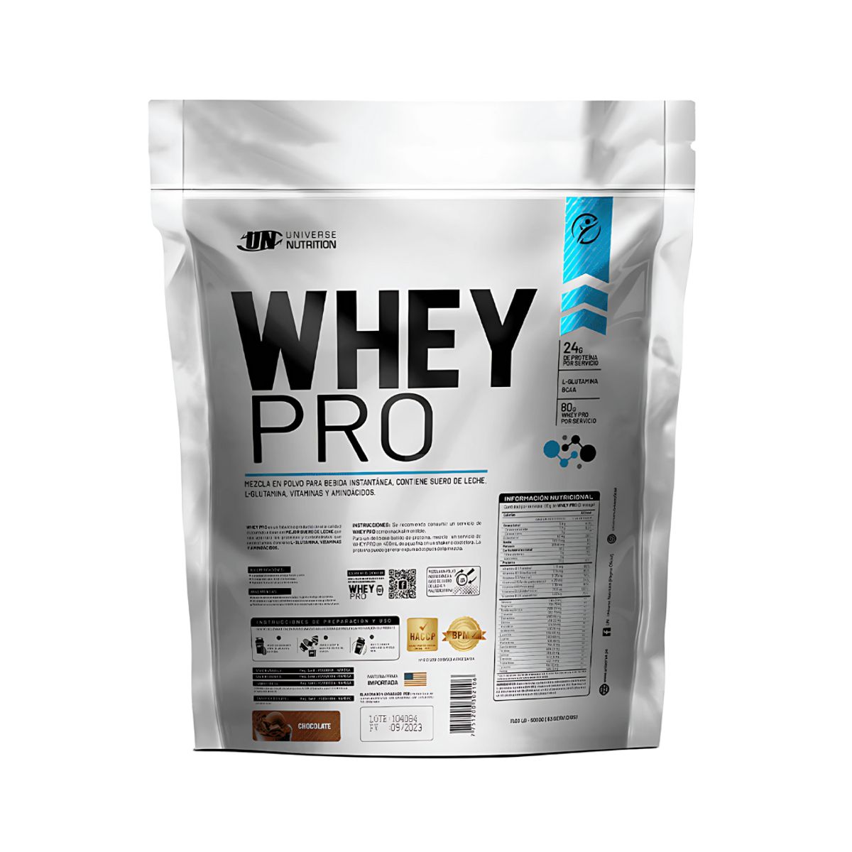 UNIVERSE NUTRITION - Whey Pro 5 Kg Vainilla + Shaker + portaproteina