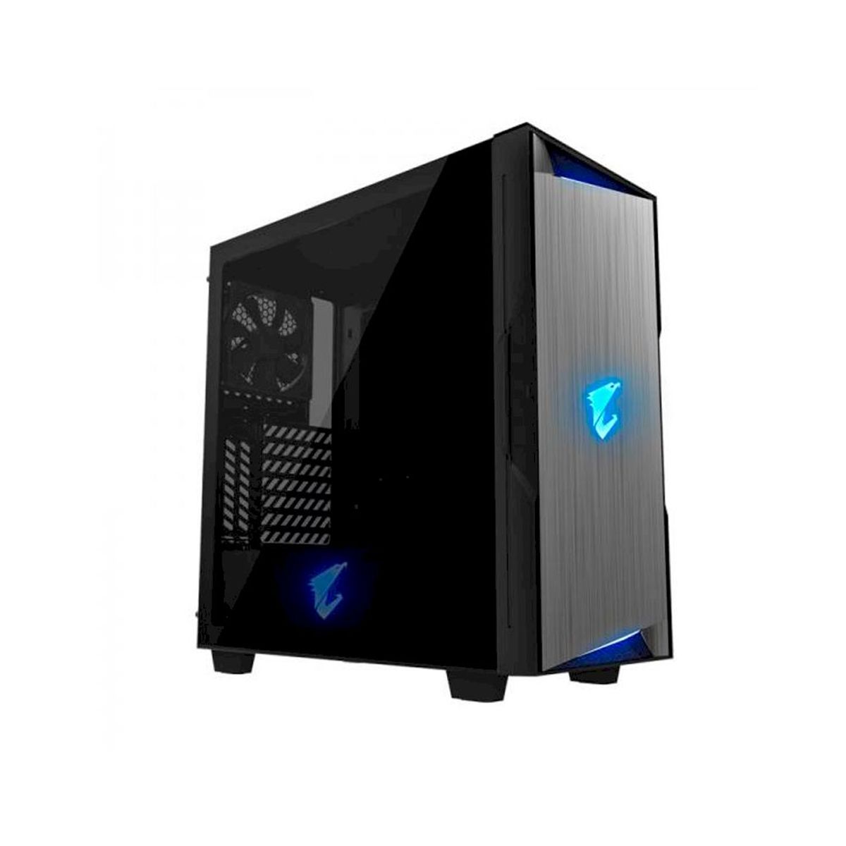 GIGABYTE - Case GIGABYTE C300 GLASS RGB USB 30 TAPA VIDRIO NO FUENTE