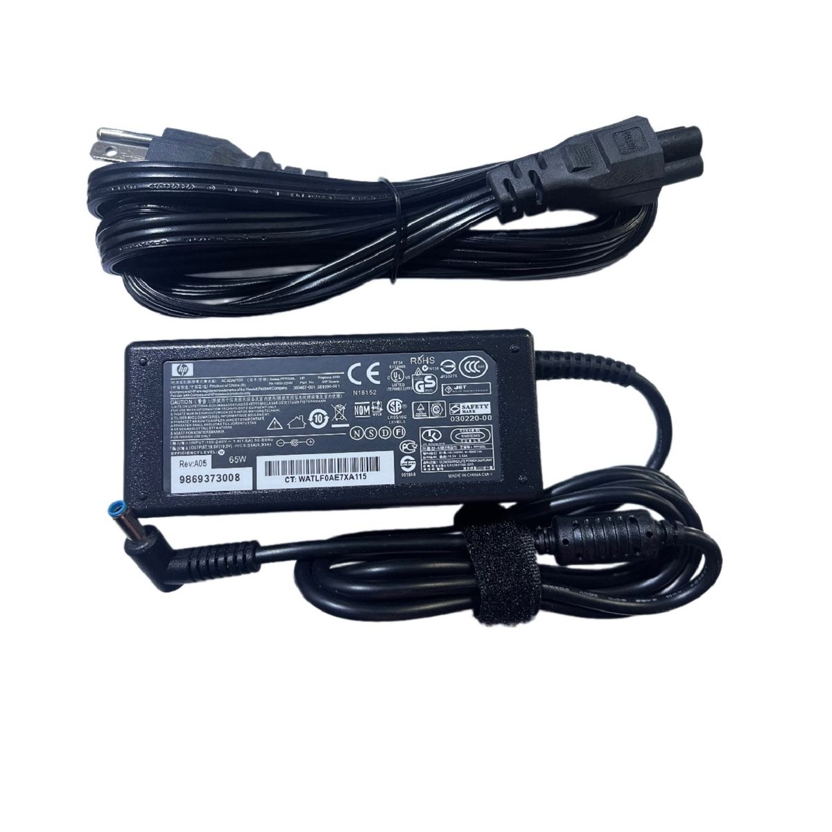 GENERICO - Cargador Para Hp 19.5V 3.33A  (4.5*3.0 65w punta azul