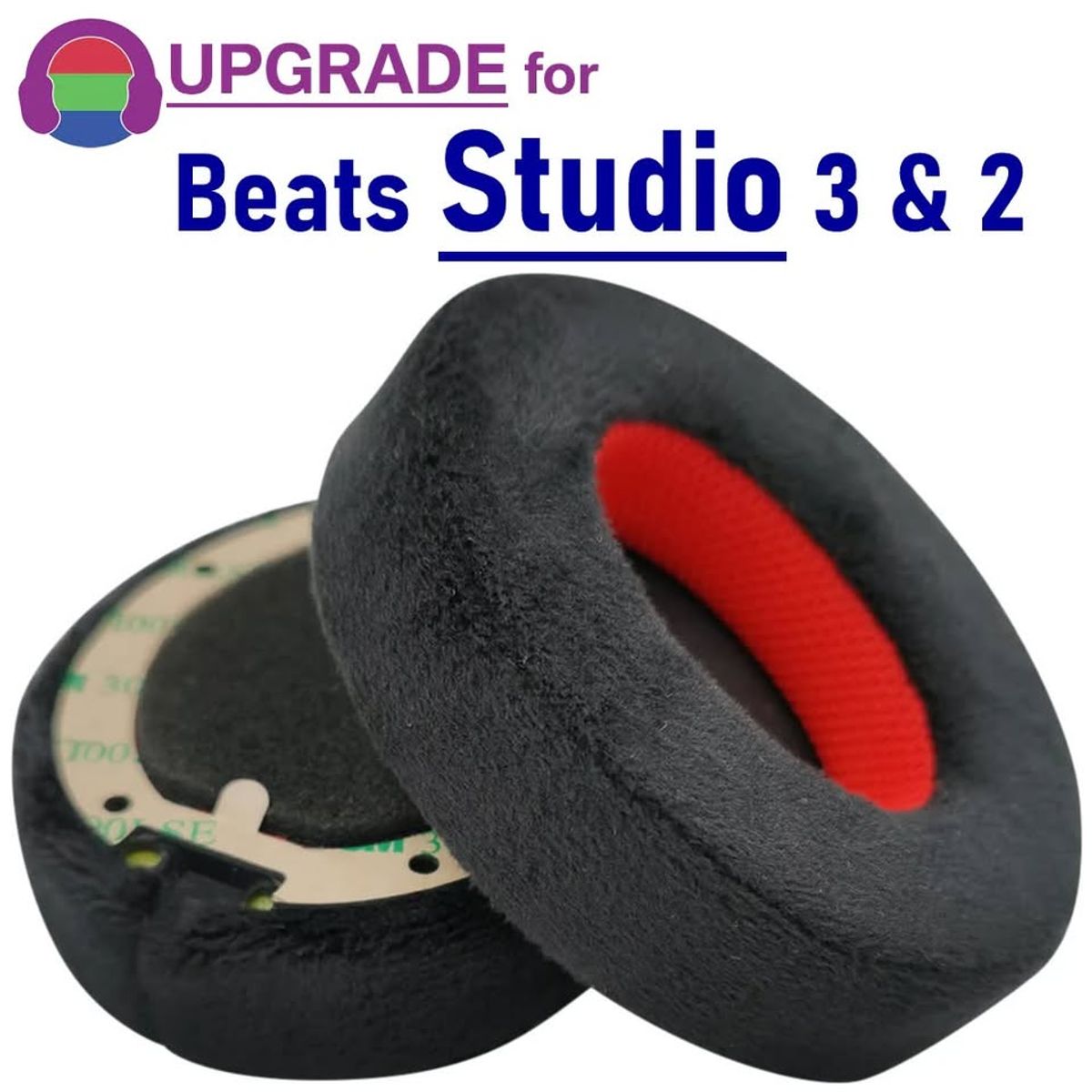 GENERICO - Almohadillas Misodiko para audifonos Beats Studio 3 y Studio 2 velour