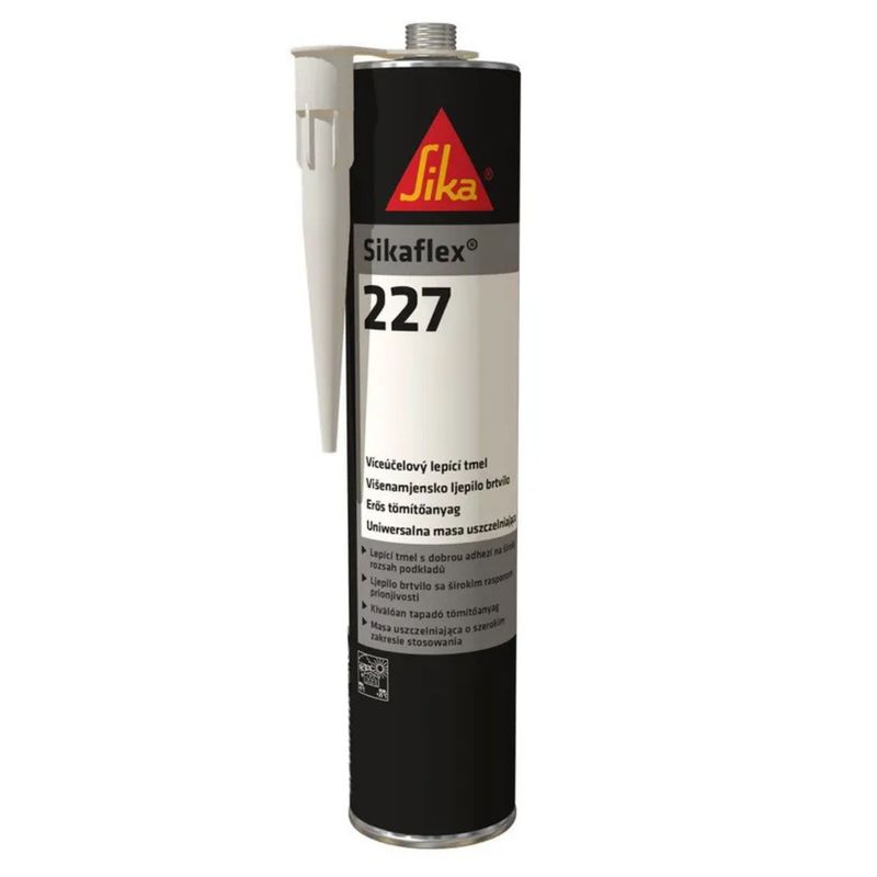 SIKA - ADHESIVO PARA CARROCERIA SIKAFLEX 227 (NEGRO)  X 300ML