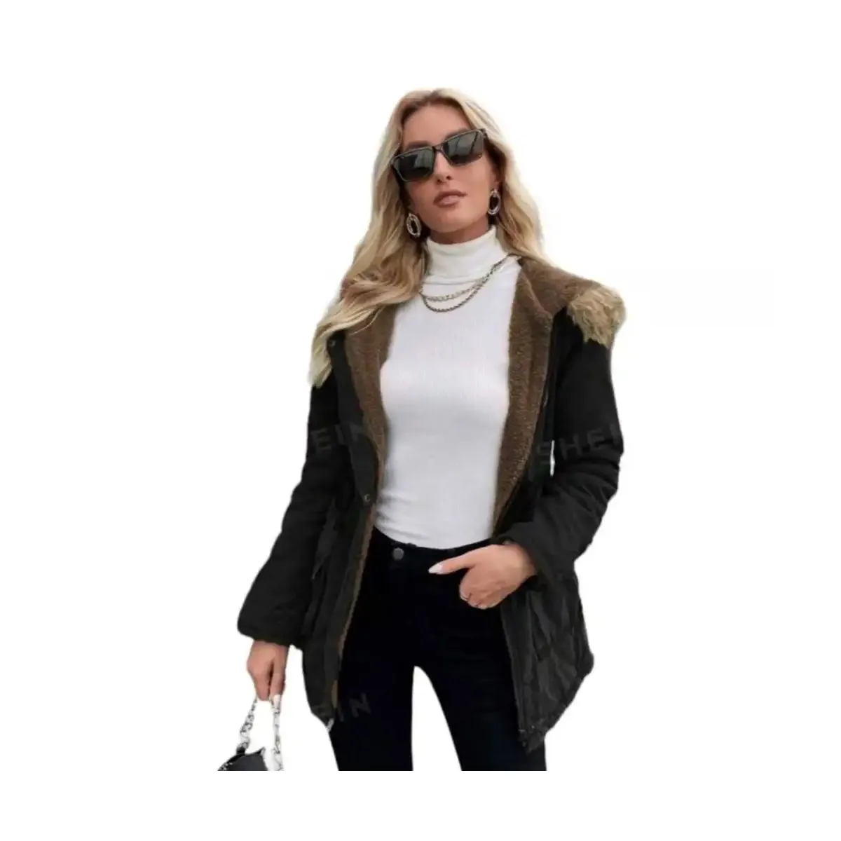 GENERICO - Casaca Parka Abrigo de Invierno para Mujer