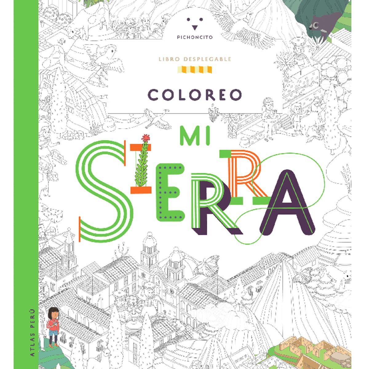 GENERICO - LIBRO INFANTIL Atlas Perú Coloreo mi sierra