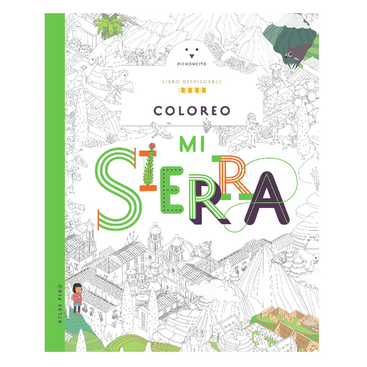 GENERICO - LIBRO INFANTIL Atlas Perú Coloreo mi sierra