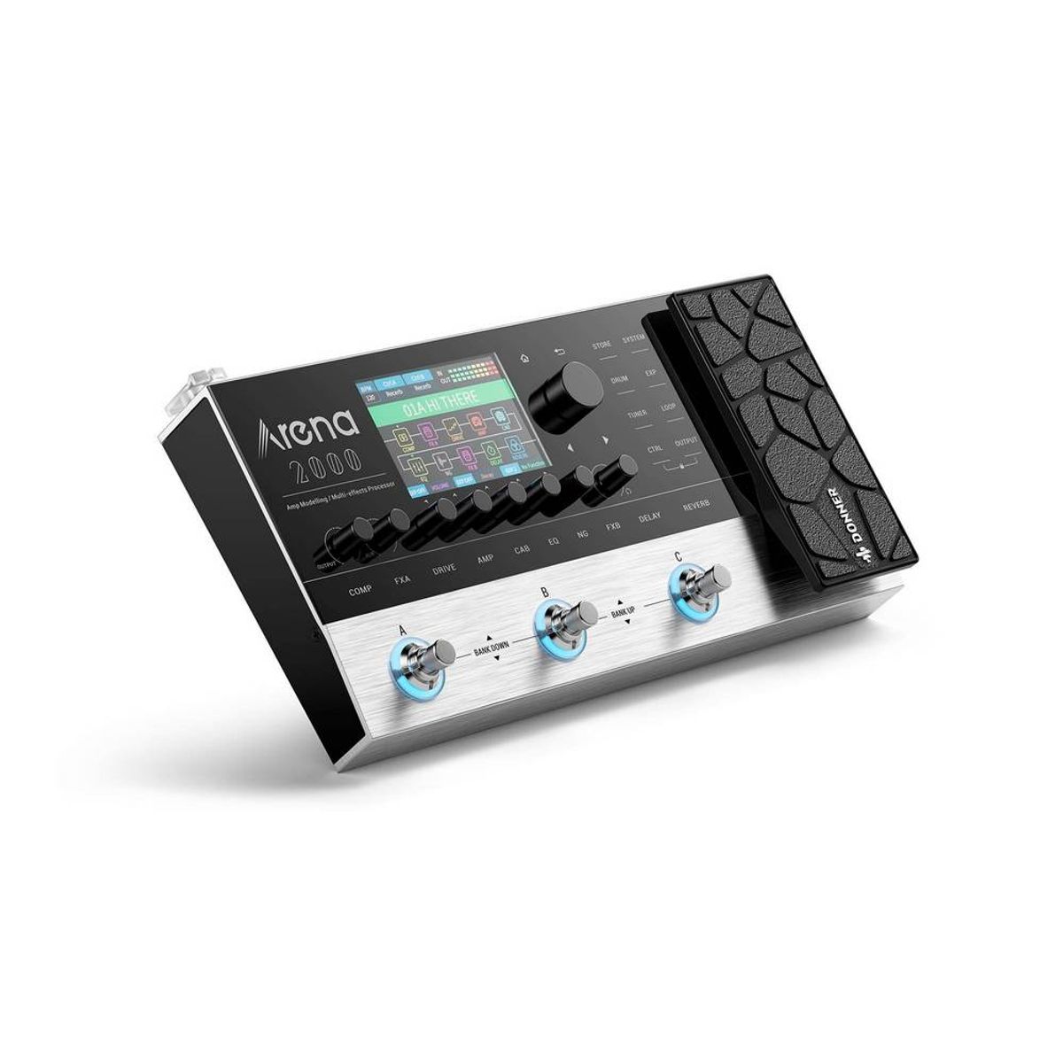 DONNER - Pedal Multiefecto Arena 2000 para Guitarra Electrica